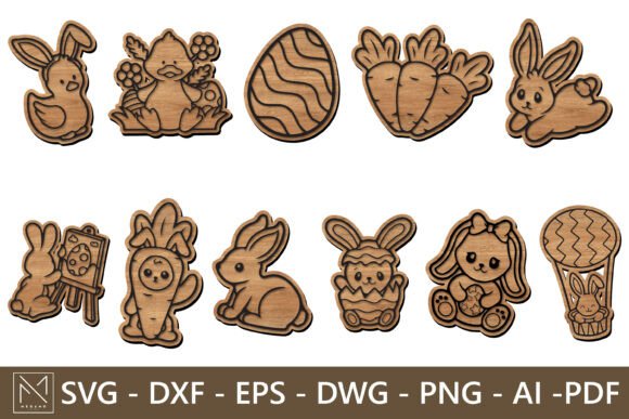Download 10 Easter Laser Cut Designs - Laser cut designs Collection